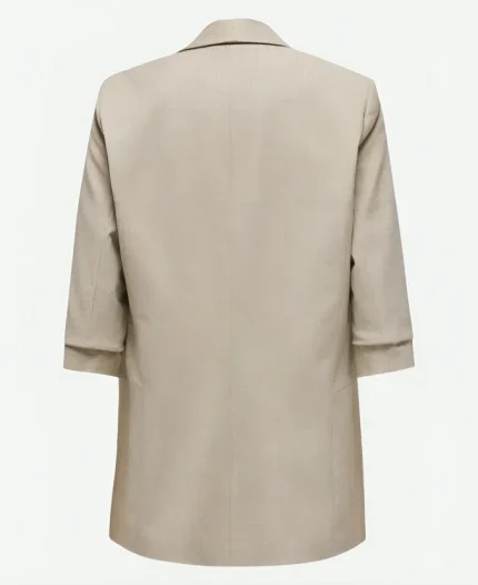 Jade Asha Pushers S01 Grey Ruched Sleeve Blazer