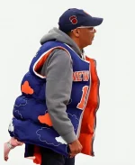 Jalen Brunson New York Knicks Blue Puffer Vest For Sale