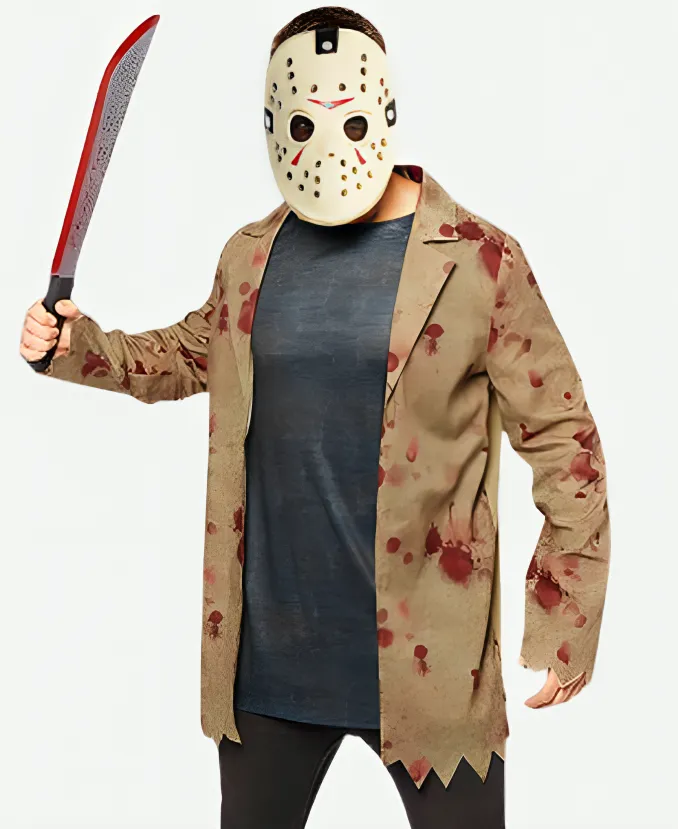 Jason Voorhees Friday the 13th Halloween Collection Costume Halloween Collection Friday the 13th Jason Voorhees Brown Costume