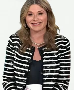 Jenna Bush Hager The Today Show 2025 Sequin Striped Jacket