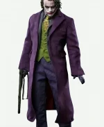Joaquin Rafael Bottom Joker Drama 2019 Suede Purple Trench Coat For Men