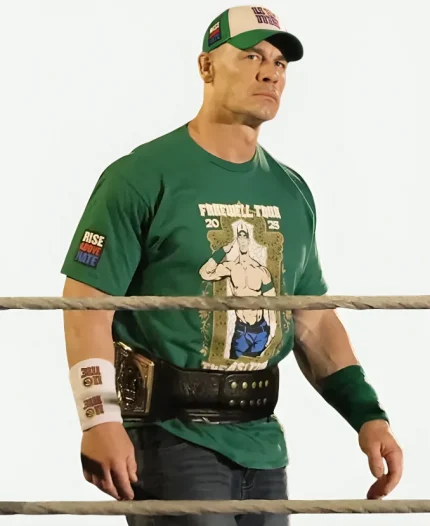 John Cena WWE Night Of Champions Green Shirt