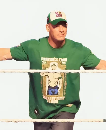 John Cena WWE Night Of Champions Green Shirt For Sale