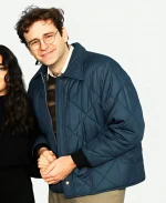 John Reynolds Oh Hi! Blue Quilted Jacket