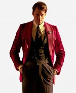 John Wick Chapter 4 Bill Skarsgard Red Blazer