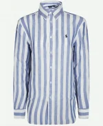 Johnny Sinclair Dennis We Were Liars Season 01 Joseph Zada Blue Striped Button Down Shirt