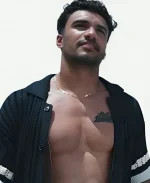 Jonathon Johnson Bachelor in Paradise S10 Blue Knit Shirt