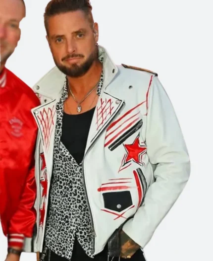 Keith Duffy Flackstock Festival 2025 Leather Jacket