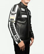 Ken Block Black Leather Jacket For Sale
