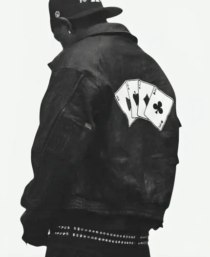 Kendrick Lamar Cards Leather Jacket