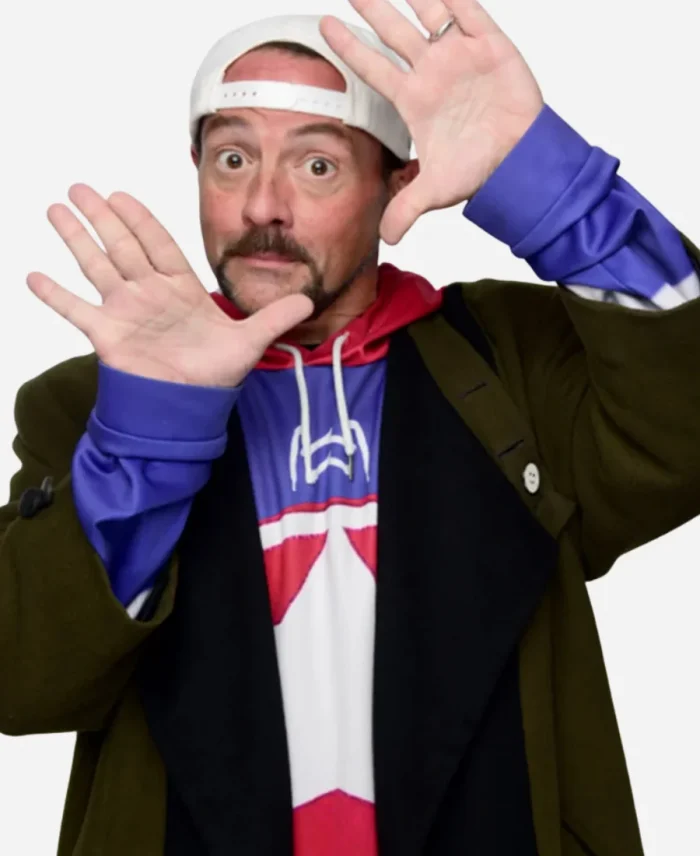 Kevin Smith Clerks III 2022 Olive Trench Coat For Sale