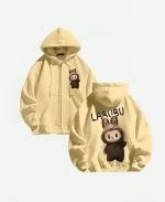 Labubu The Monster Cream Hoodie