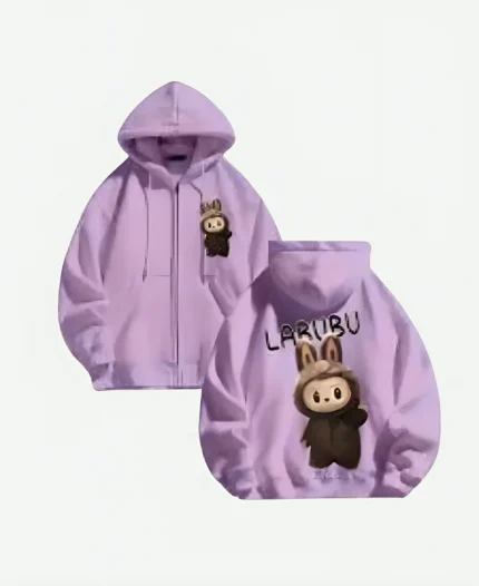 Labubu The Monster Purple Hoodie