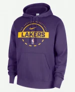 Lakers Nike 202526 Authentic Practice Club Hoodie For Sale