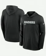 Las Vegas Raiders Nike Sideline Performance Hoodie T-Shirt