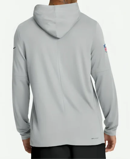 Las Vegas Raiders Nike Sideline Performance Long Sleeve Hoodie T-Shirt For Sale