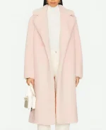 Love Shack Fancy Pink Trench Coat