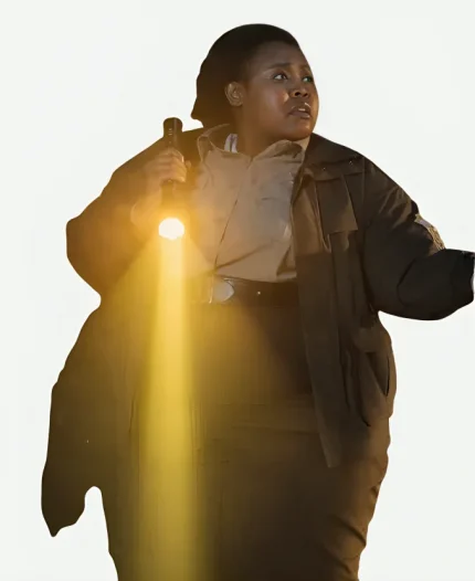 Luyanda Unati Lewis-Nyawo TV Series Wednesday Season 2 Sheriff Ritchie Brown Jacket