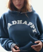 Madhappy Blue Ditsy Cooper Fleece Pullover Hoodie