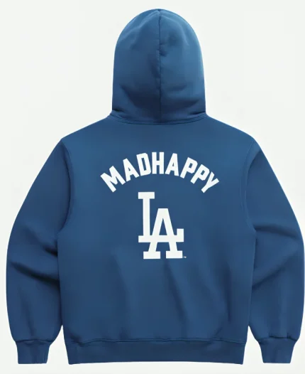 Madhappy LA Dodgers Printed Hoodie Blue