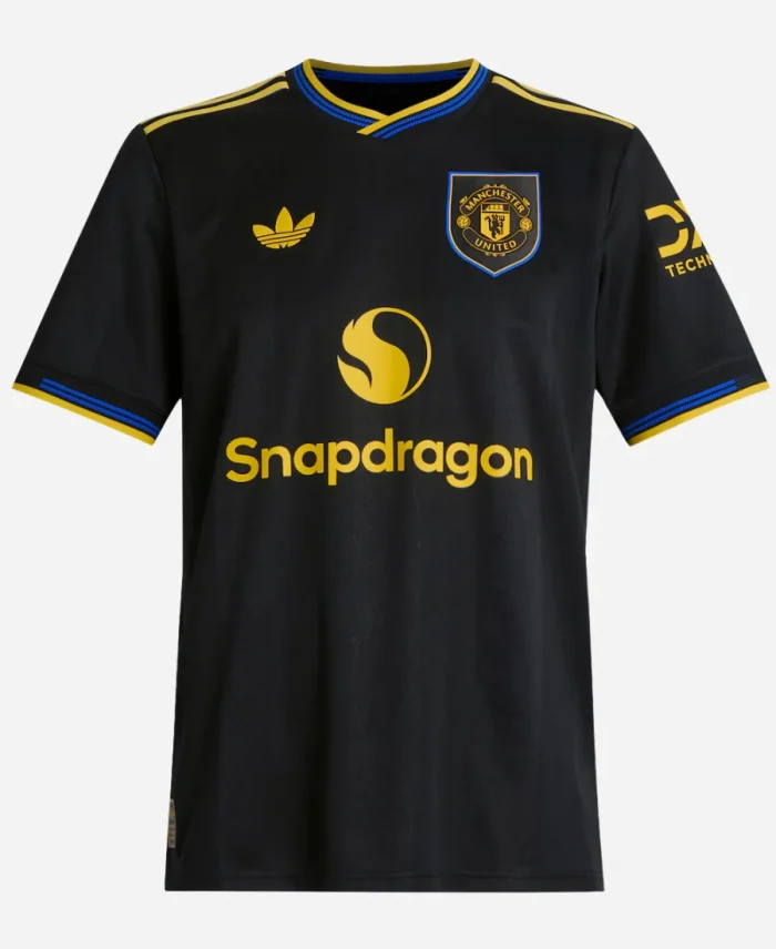 Manchester United 2526 Third Authentic Black Jersey