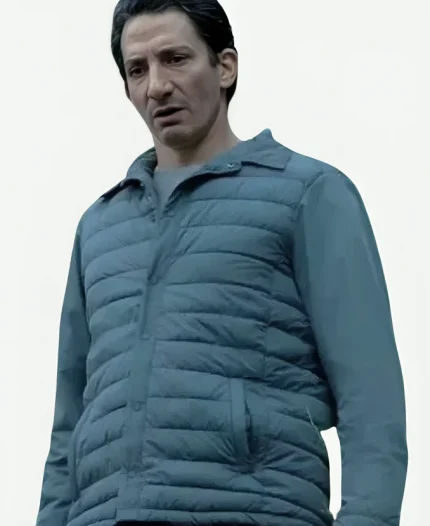 Marcos Brown TV Series Caught Season 01 Juan Minujín Grey Puffer Jacket