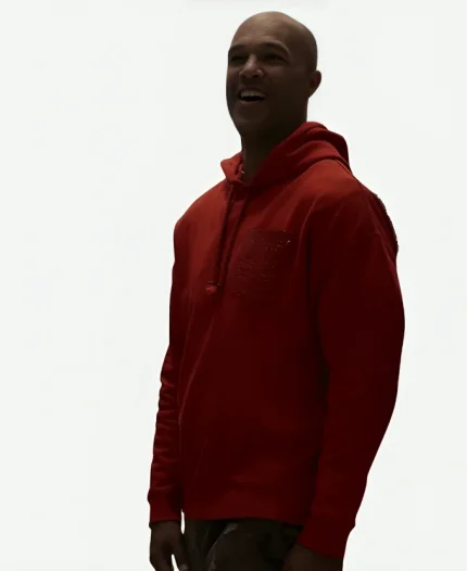 Mark Tallman TV Series Your Friends & Neighbors 2025 Nick Brandes Red Hoodie