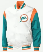 Miami Dolphins Satin Jacket For Unisex