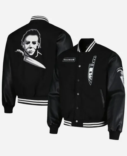 Michael Myers Varsity Black Jacket