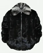 Mink Shearling Black Jacket