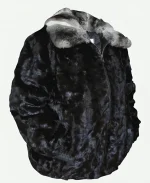 Real Mink Black Shearling Jacket