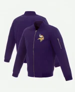 Minnesota Vikings Purple Bomber Jacket