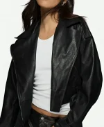 Missguided BLack Leather Jacket