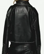 Missguided Burgundy Leather Jacket