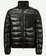 Black Down Puffer Moncler Grenoble Down Ski Jacket