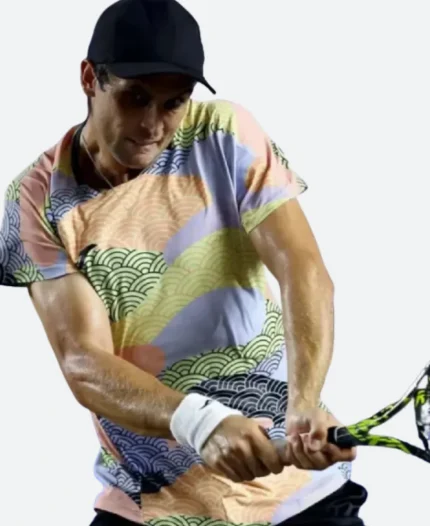 Mubadala Citi DC Open 2025 Aleksandar Vukic Blue & Green T-Shirt For Sale