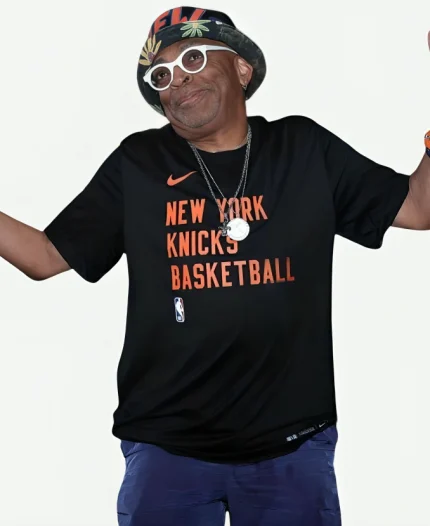 NBA Draft 2025 Spike Lee Black Shirt