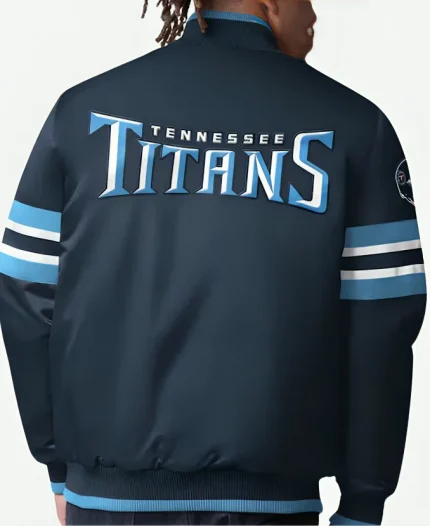 NFL Tennessee Titans Full-Snap Letterman Jacket For Unisex