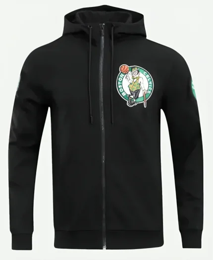 National Basketball Association Team Boston Celtics 2025 Full-Zip Hooded Jacket For Unisex