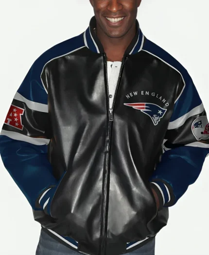 New England Patriots Leather Jacket