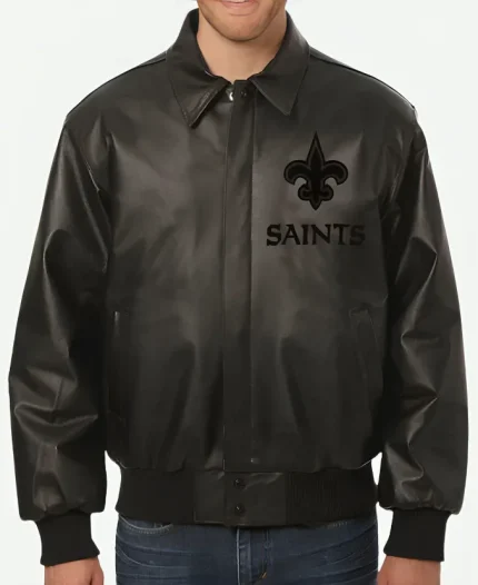 New Orleans Saints Leather Jacket