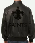 New Orleans Saints Leather Jacket For Unisex