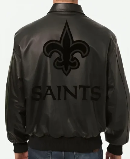 New Orleans Saints Leather Jacket For Unisex