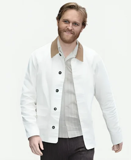 New York 2025 Good Morning America Wyatt Russell White Jacket For Sale