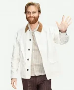 New York 2025 Wyatt Russell White Jacket