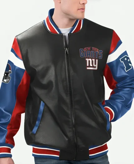 New York Giants Leather Jacket