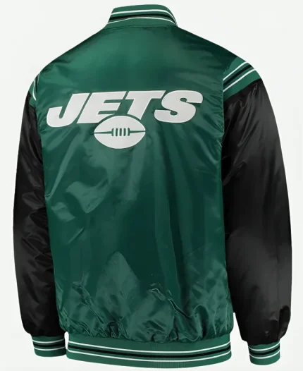 New York Jets Green Varsity Jacket For Unisex