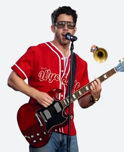 Nick Jonas Of Jonas Brothers Performance Nbc Today Red Jersey
