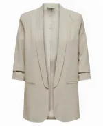 Nicole TV-Series Pushers S01 Jade Asha Light Grey Ruched Sleeve Blazer