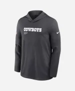 Nike Dallas Cowboys Sideline Pure Fury Performance Long Sleeve Hoodie T-Shirt
